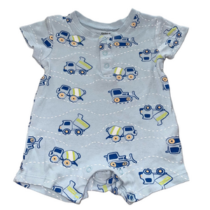 ⭐Tic-Tac-Toe Baby Boy Summer Romper 0-3M⭐
